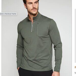 FourLaps Venture Half Zip in Thyme Men's Large